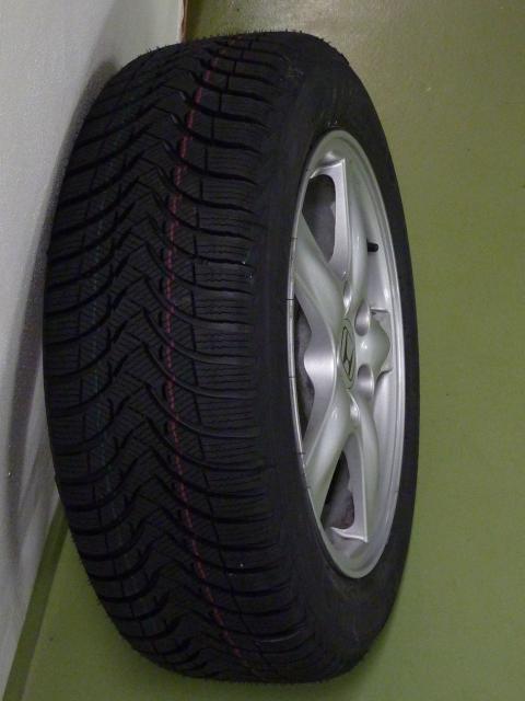 Alu disky Honda 16x6,5J + Michelin Alpin A4 205/55 R16 91H