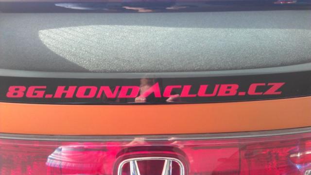 Klubová samolepka 2