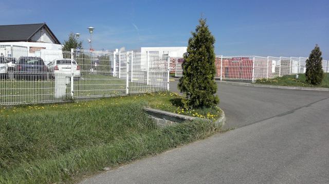 Vjezd do areálu polygonu