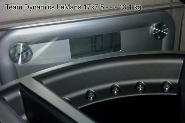 Le Mans 7,5x17" ET 45 - 10,1 kg
foto by Hamlet