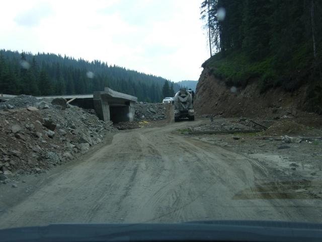 Transalpina - právě sa opravuje
