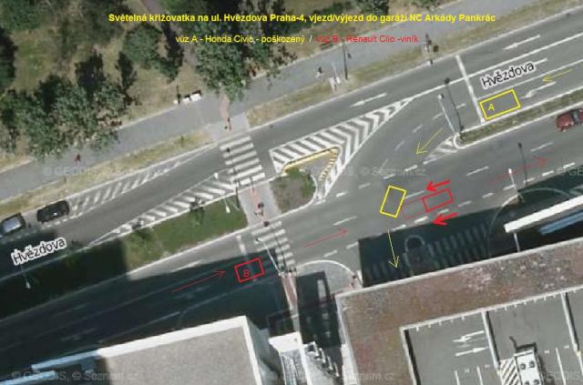 Nehoda 22.11.2013 - Arkády Pankrác