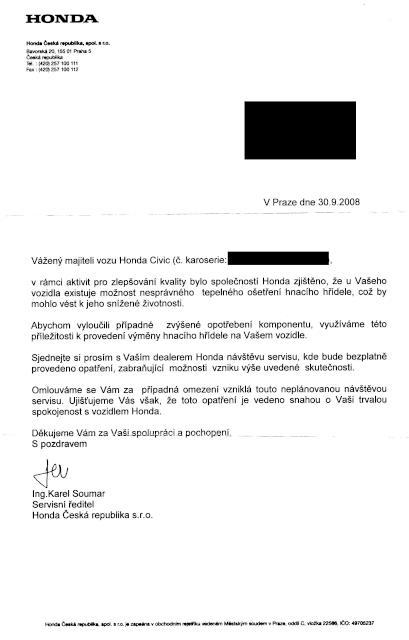 výměna hnacího hřídele