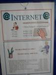 informační cedule - Internet